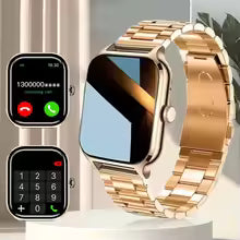 2025 Smart Watch Women 2.01" Full Touch Screen Heart Rate Tracker Bluetooth Call Waterproof Sport Smartwatch Men for Android IOS