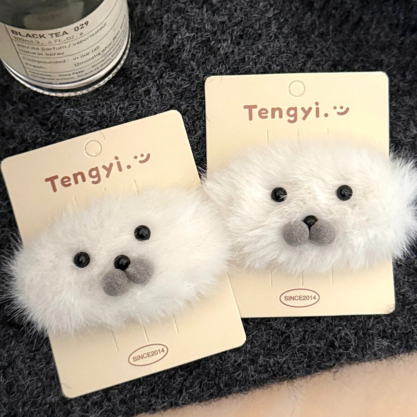 1/2 Pcs Cute Plush Little Seal Hair Clip Hair Accessory Versatile Autumn And Winter Cute Pet Bangs Clip Side Broken Hair Clip