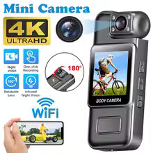 Ultra HD 4K WiFi Mini Camera Portable Digital Video Recorder Police BodyCam Infrared Night Vision Sports DV Riding Camcorder