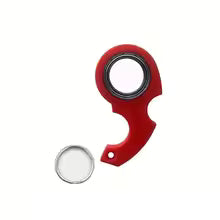 Hot Sale Funny Release fidget spinner Keychain Stress Relief Rotating Keyring Finger Flying Ring Relieve Anxiety Toy Gift