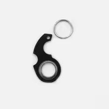 Hot Sale Funny Release fidget spinner Keychain Stress Relief Rotating Keyring Finger Flying Ring Relieve Anxiety Toy Gift