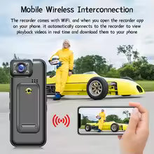 Ultra HD 4K WiFi Mini Camera Portable Digital Video Recorder Police BodyCam Infrared Night Vision Sports DV Riding Camcorder