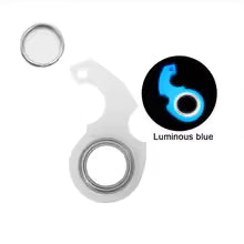 Hot Sale Funny Release fidget spinner Keychain Stress Relief Rotating Keyring Finger Flying Ring Relieve Anxiety Toy Gift