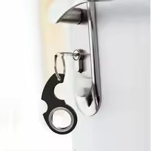 Hot Sale Funny Release fidget spinner Keychain Stress Relief Rotating Keyring Finger Flying Ring Relieve Anxiety Toy Gift