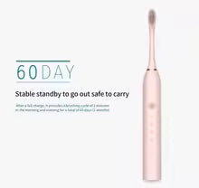 Sonic Electric Toothbrush 3 Brush Heads for Adults IPX7 Waterproof DuPont Brush Head USB Rechargeable High Frequency Cleaning