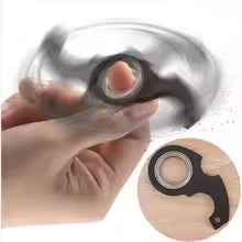 Hot Sale Funny Release fidget spinner Keychain Stress Relief Rotating Keyring Finger Flying Ring Relieve Anxiety Toy Gift