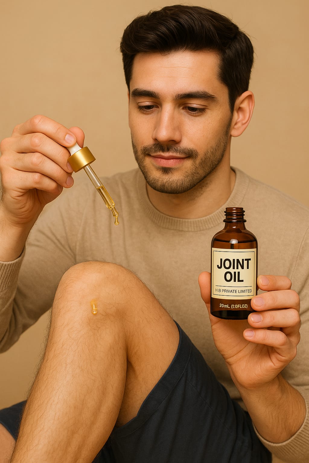 HB Organic Essence Pain Away Joint Oil – Fast Relief for Knee, Back, Shoulder & Joint Pain (30ml)